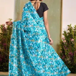 Garden Vareli Floral Printed Saree image 3