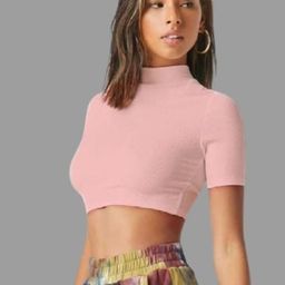Dream Beauty Fashion Women High Neck Crop Top-picture-32