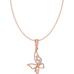 P.C. Chandra Jewellers 14 kt Gold & Diamond Pendant without Chain-picture-36