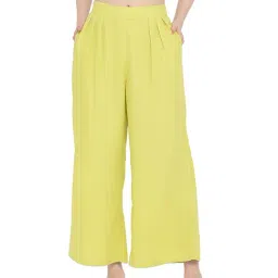 Oxolloxo Sunny Regular Fit Sky-High Pants-image-38