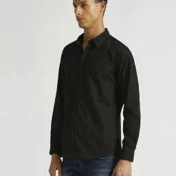 Pepe Jeans Black Cotton Regular Fit Shirt image 3