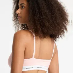 Guess Jeans Pink Triangle Regular Fit Push-up Bra image 4