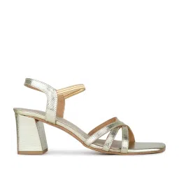 Inc.5 Women's Gold Cross Strap Sadals image 3