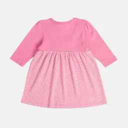 Miniklub Girls Orange & Pink Regular Fit Knitted Dress - Pack of 2 image 5