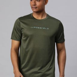 Alcis Men Typography Printed Dry Tech Slim Fit Sports T-shirt-picture-30