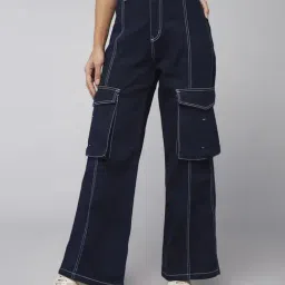 Dolce Crudo Blue Denim Solid Jeans-image-20