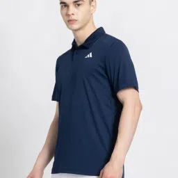 Adidas Blue Regular Fit Sports Polo image 3