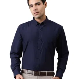 English Navy Full Sleeves Shirt-image-37