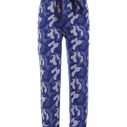 Vimal Jonney Kids Blue Printed Trackpants-image-6