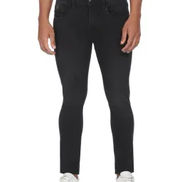 U.S. Polo Assn. Black Slim Fit Lightly Washed Jeans-image-17