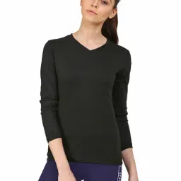 Appulse Black Cotton Slim Fit T-Shirt-image-83