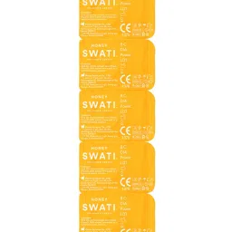 Swati Cosmetics Coloured Contact Lenses - Honey (1 Day, Power - 4.25) image 2