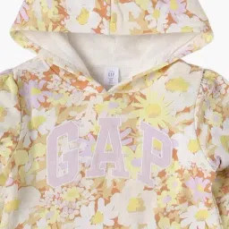 GAP Girls Multi Color Floral Sweatshirt image 3
