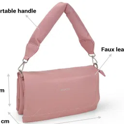 Mochi Pink Medium Cross Body Bag image 3