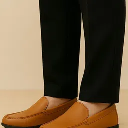MICHEAL FERAAS Men Solid Leather Loafers-image-67