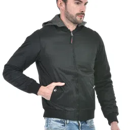 Lawman Pg3 Black & Blue Regular Fit Reversible Jacket image 3