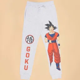 Pantaloons Junior Grey Cotton Printed Joggers image 3