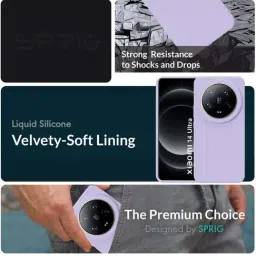 Sprig Back Cover for Xiaomi 14 Ultra (Purple) image 4