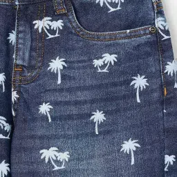 Fame Forever by Lifestyle Kids Blue Cotton Printed Shorts image 3