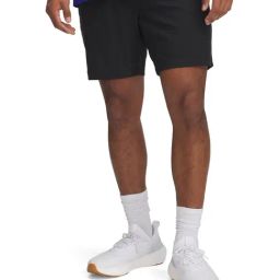 Under Armour Black Drive Pull-On Relaxed Fit Shorts-picture-39