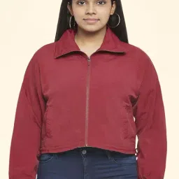 People by Pantaloons Red Regular Fit Jacket-picture-33