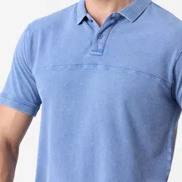 The Souled Store Men Polo Collar Slim Fit T-shirt image 3