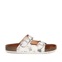 Mozafia Women's White Casual Sandals image 2