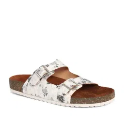 Mozafia Women's White Casual Sandals image 3