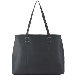 Toteteca Black Solid Medium Tote Handbag-image-68
