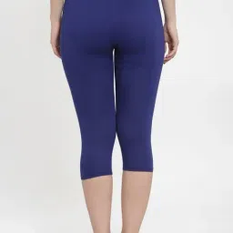 Gracit Yellow & Maroon Mid Rise Capris - Pack Of 3 image 3