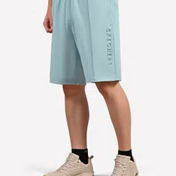 Skechers Blue Regular Fit Sports Shorts image 3