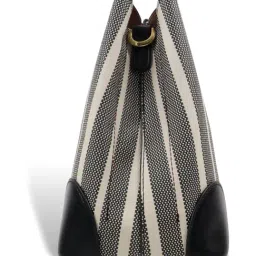 Magnolia Black Striped Cross Body Bag image 4