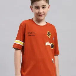 Monte Carlo Kids Rust Printed T-Shirt-picture-18
