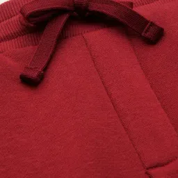 Allen Solly Boys Red Cotton Regular Fit Track Pants image 4