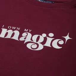 Mast & Harbour Typography Printed Bio Finish T-shirt image 2