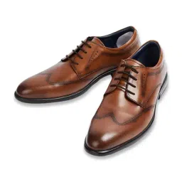 Code by Lifestyle Men's Tan Derby Shoes image 5
