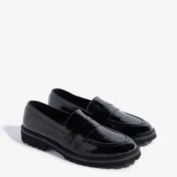 LUNA BLU by Westside Black Glossy Loafers-picture-43