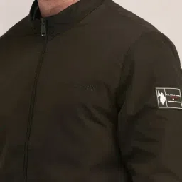 U.S. Polo Assn. Green Regular Fit Jacket image 4