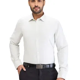Park Avenue Green Slim Fit Texture Shirt-picture-39