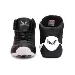 BERSACHE Men Colourblocked High-Top Sneakers image 5