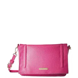 Caprese Kristin Dark Pink Solid Large Sling Handbag-picture-14