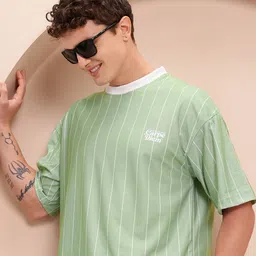 Mast & Harbour Striped Relaxed Fit T-shirt-picture-36