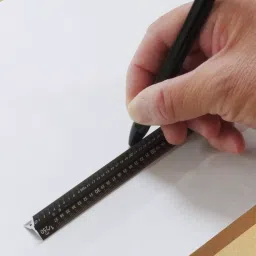 SK Niigata Seiki Aluminum Triangular Scale Fine Scale General Purpose 14 mm, TSGA-15KD image 2