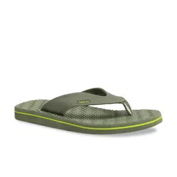 Bata Men Olive Green Solid Thong Flip-Flops-picture-30