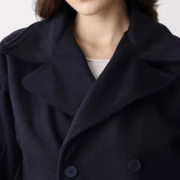 Mast & Harbour Notched Lapel Collar Double-Breasted Overcoat image 4
