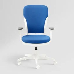 Godrej Interio Motion Royal Blue & White Poly fill High Back Chair-picture-15