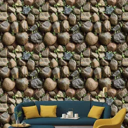 Jaamso Royals Brown Nature Self Adhesive Wallpaper-image-60