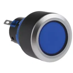RS PRO Illuminated Push Button Switch Panel Mount 22.2 mm SPDT Blue LED 250 V AC, 1758234-picture-17