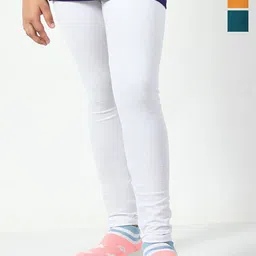 KAYU Girls Pack Of 3 Solid Ankle-Length Lenggings-image-21