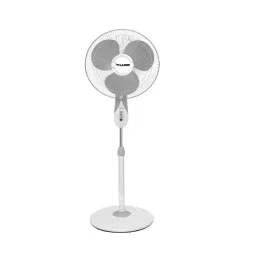Lazer White With Cool Grey 400 mm Pedestal Fan X-Cel Air N/S image 1